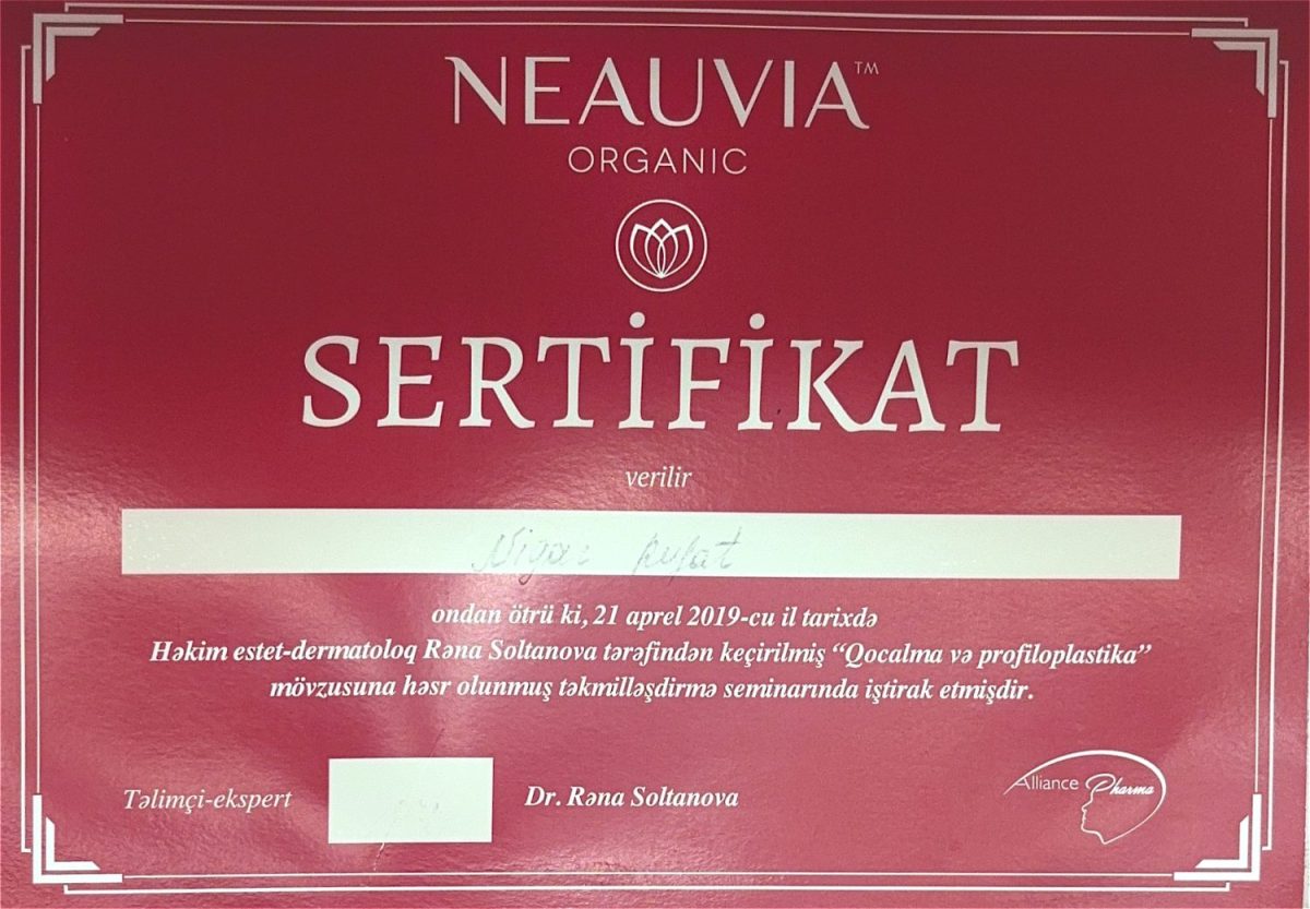 Neauvia Organic – "Aging & Profiloplasty" Seminar – Dr. Nigar Rüfət