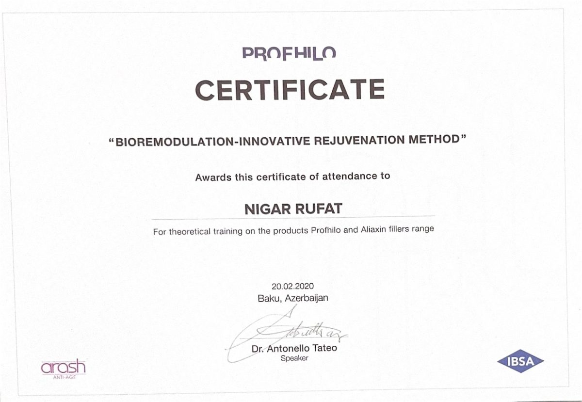 Profhilo – "Bioremodulation" Rejuvenation Method – Dr. Nigar Rüfət