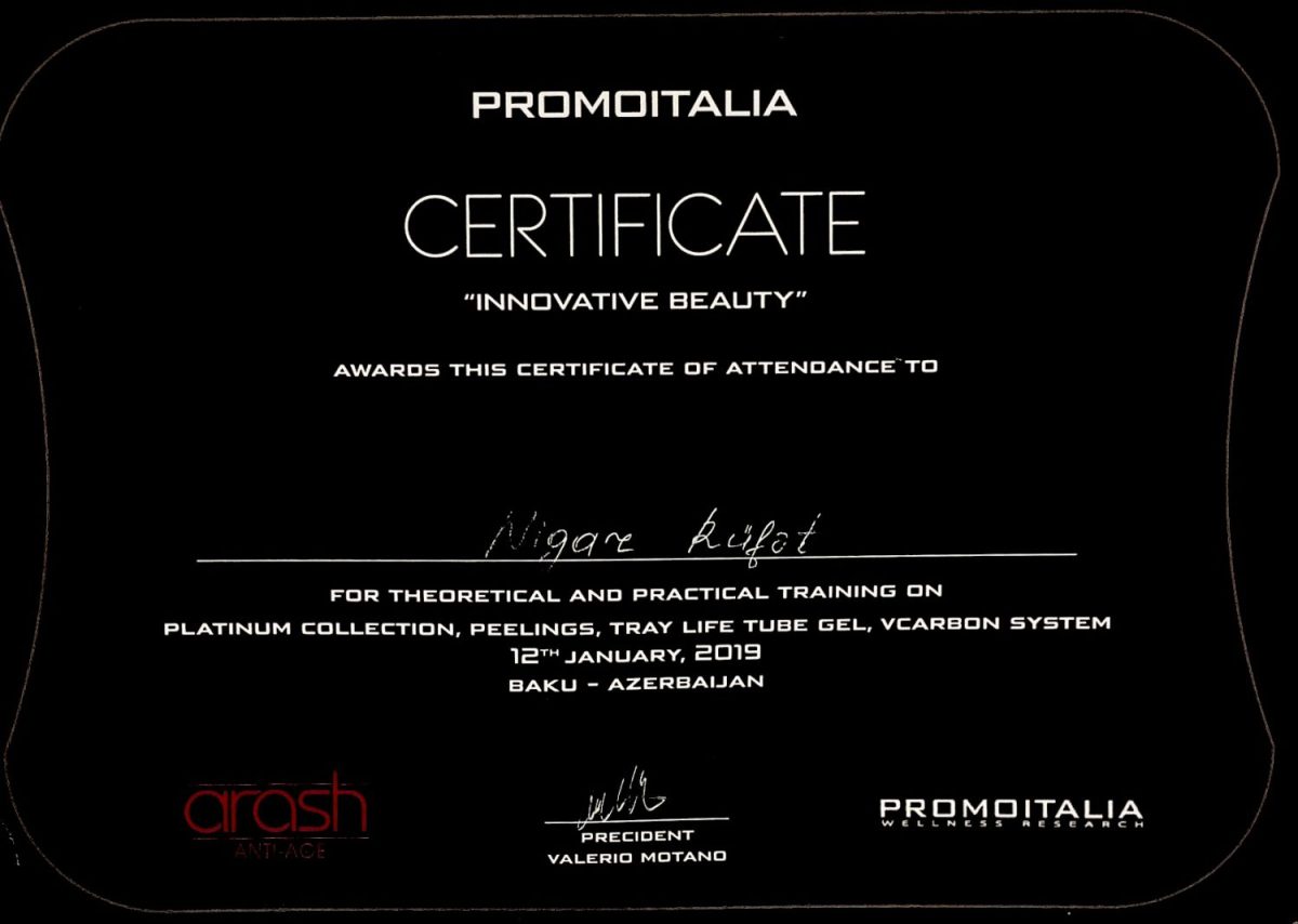 Promoitalia – Peelings & VCarbon System Training – Dr. Nigar Rüfət