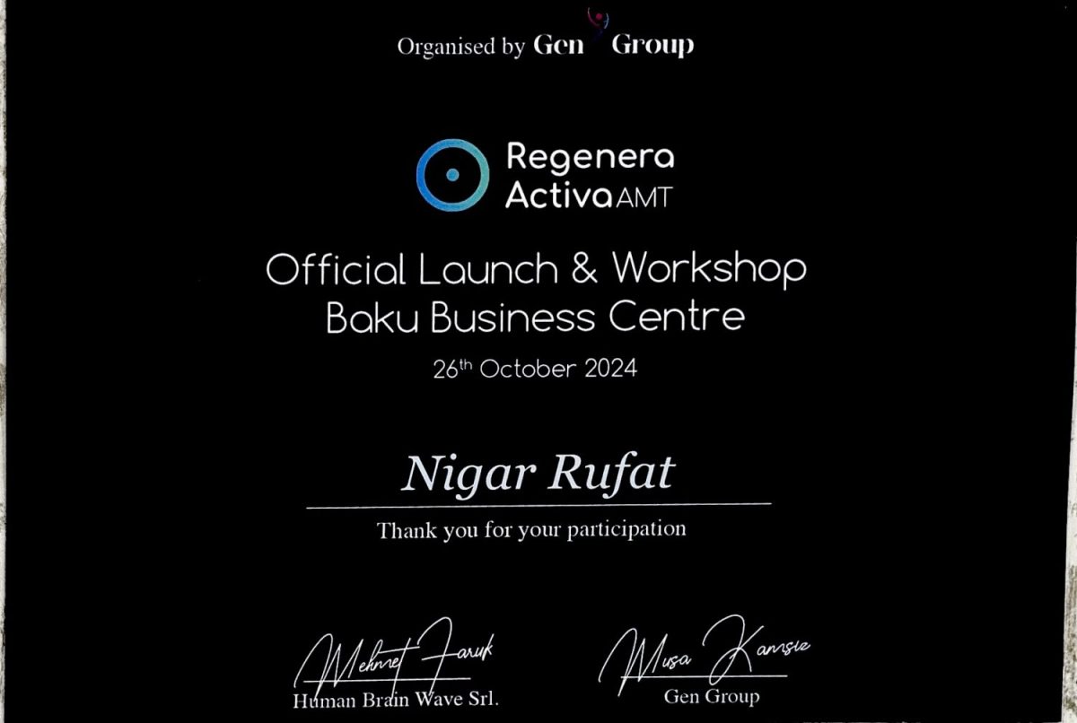 Regenera Activa – Regenerative Treatment Workshop – Dr. Nigar Rüfət