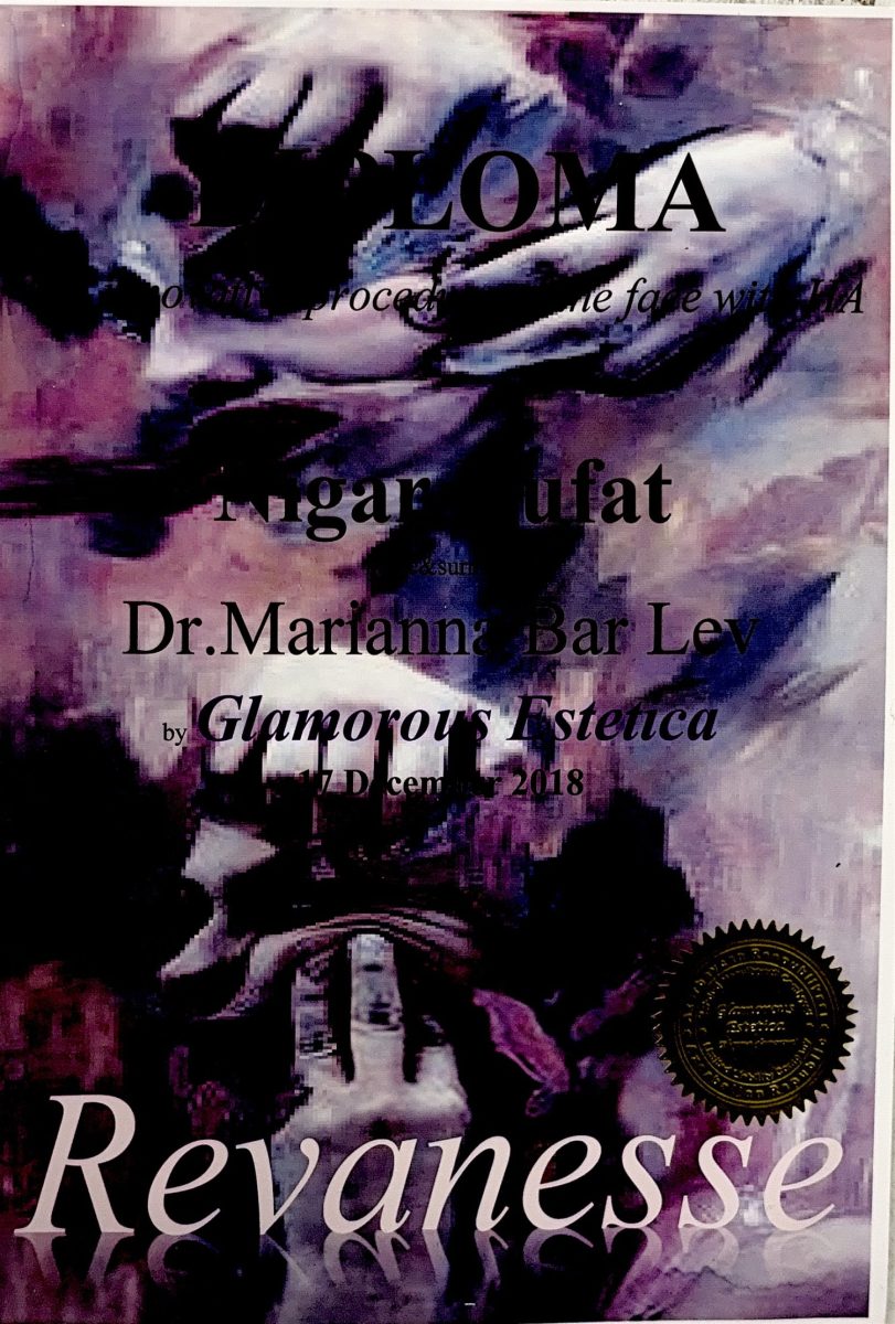 Revanesse – Diploma in HA Facial Procedures – Dr. Nigar Rüfət