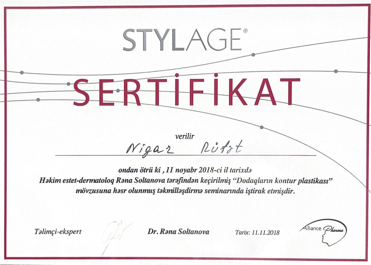 Stylage – Lip Contouring Seminar – Dr. Nigar Rüfət